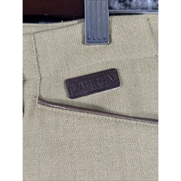 Lauren‎ Ralph Lauren Pants Womens Size 8 Beige Virgin Wool Stretch Equestrian - Picture 5 of 13